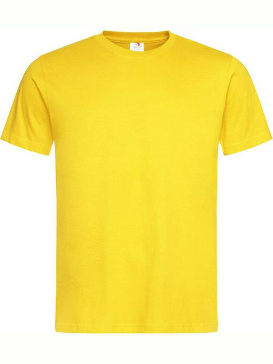 Stedman Classic Ανδρικό Διαφημιστικό T-shirt Κοντομάνικο Sunflower Yellow
