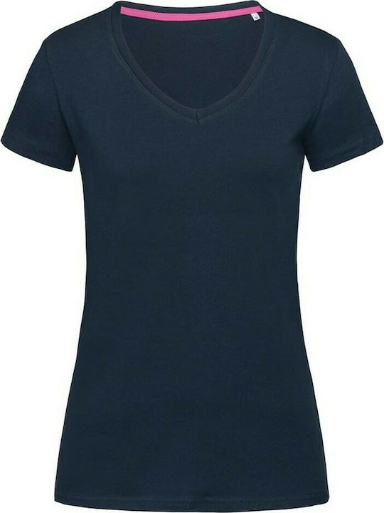 Stedman Claire Γυναικείο Διαφημιστικό T-shirt Κοντομάνικο Marina Blue