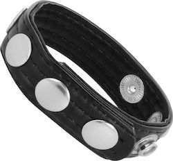 Darkness Darkness Leather Cockring Black