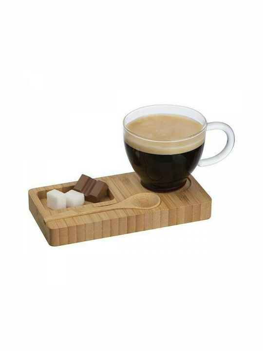 Macma Werbeatrikel Φλιτζάνι Espresso Γυάλινο Διάφανο