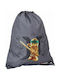 Lego Wear Ninjago Gold Kinder Rucksack Beuteltasche Gray 32cmx41cmcm