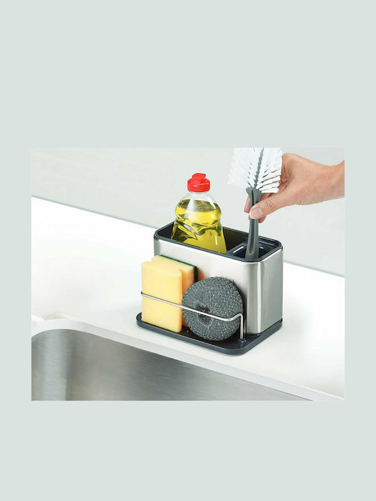Joseph Joseph Kitchen Sink Organizer Metal Silver 18x12.5x12.8cm