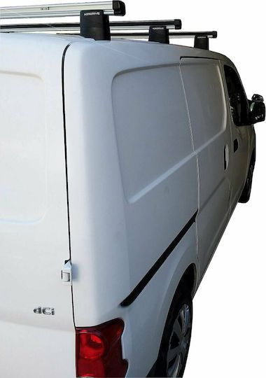 Nordrive Μπάρες Οροφής Αλουμινίου για Nissan NV200 (Σετ με πόδια)