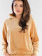 Awama Women's Hooded Sweatshirt Beige