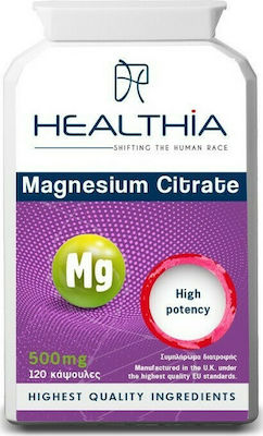 Healthia Magnesium Citrate 500mg 120 Mützen