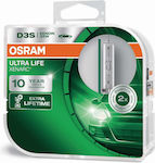 Osram Lamps Car D3S Xenon 42V 35W 2pcs