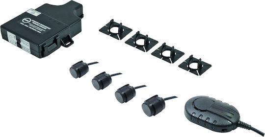 Phonocar Car Parking System with Buzzer and 4 Sensors in Black Color