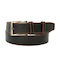 Men's Belt made of Genuine Leather of Excellent Quality 3,5cm Greek Made in Brown