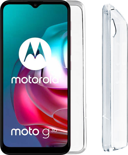 Volte-Tel Slimcolor Air Back Cover Σιλικόνης Διάφανο (Moto G30)