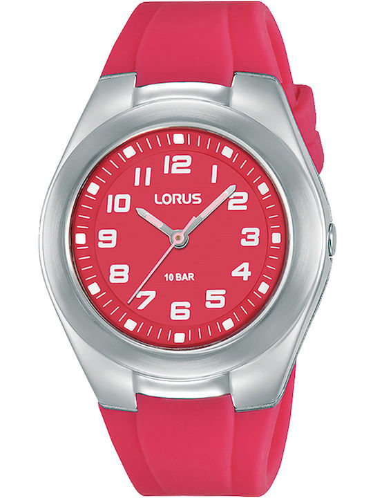 Lorus Kinder-Analoguhr mit Kautschuk/Plastikarm...