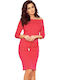 Numoco Mini Dress Red