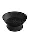 Hergom Firepit Fire Pit Black 96x96x48.2cm