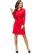 Numoco Mini Dress Red