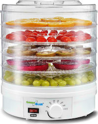 Green Blue GB190 Lebensmittel-Dehydrator mit 5 Regalen