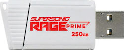 Patriot Supersonic Rage Prime 250GB USB 3.1 Stick Alb