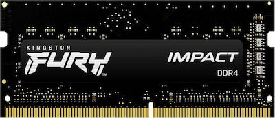 Kingston Fury Impact 16GB DDR4 RAM cu Viteză 2666 pentru Laptop