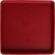 Viomes Linea 591 Square Plate Pot Burgundy 17x17cm