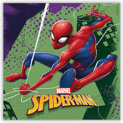 Χαρτοπετσέτες Spiderman 20τμχ Bunte 33x33cm. 20Stück