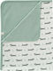 Fresk Blanket Nursery Swaddling Blankets Dachsy Cotton Green 80x100cm