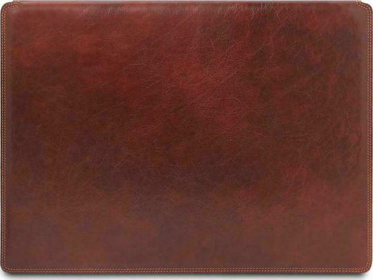 Tuscany Leather Σουμέν Διπλό Δερμάτινο Καφέ 50x40cm