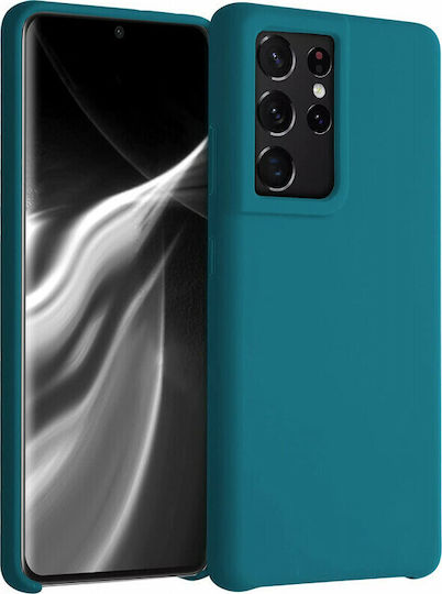 KWmobile Soft Flexible Rubber Back Cover Σιλικόνης Τιρκουάζ (Galaxy S21 Ultra 5G)
