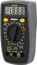 Rebel RB-33B Digital Multimeter with Measurement AC / DC / Resistor 42101-203