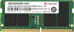 Transcend 16GB DDR4 RAM cu Viteză 3200 pentru Laptop