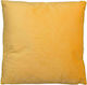 Viopros Sofa Cushion 230 from Velvet 230 Yellow 230 Yellow 60x60cm.