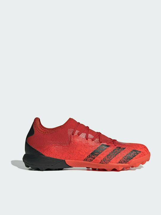 Adidas Predator Freak . 3 L TF Χαμηλά Ποδοσφαιρικά Παπούτσια με Σχάρα Red / Core Black / Solar Red