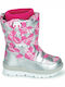 Anatomical Kids Snow Boots with Zipper Silver