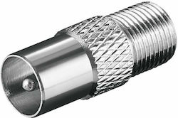 ATC 03.003.0025 Koaxial männlich in F-Stecker weiblich