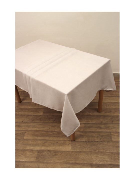 Viopros Ίζι Polyester Tablecloth Άμμος 145x240cm