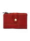 Women's Wallet made of Genuine Leather of Excellent Quality in Red