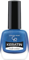 Golden Rose Keratin Glossy Βερνίκι Νυχιών Μπλε ...