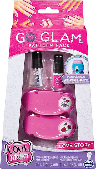 Spin Master Cool Maker: Go Glam Pattern Pack Nail Stamper - Love Story Παιχνίδι Μανικιούρ Love Story
