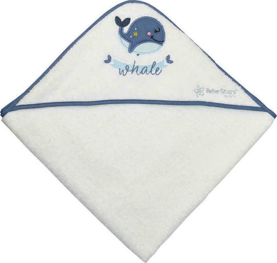 Bebe Stars Baby Bathrobe-Baby Bath Towel Hooded