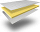 Ypnos Mattress Topper Memory Quilted Single Memory Foam Infused with Olive Oil , Removable Cover & Elastic Straps 90x190x8cm
