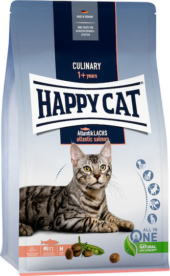 Happy Cat Culinary Dry Food for Adult Cats with Sensitive Urinary with Salmon 4kg