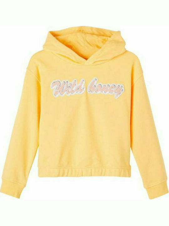 Name It Kids Sweatshirt with Hood Yellow