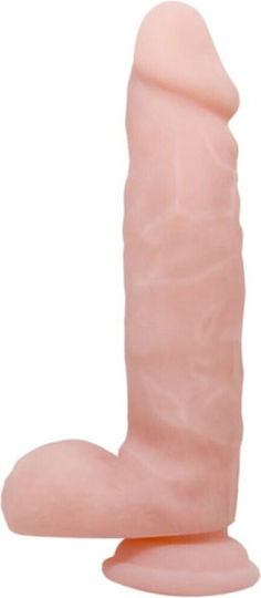 Baile Super Dildo realist cu Testicule și Ventuză Flesh 20.8cm