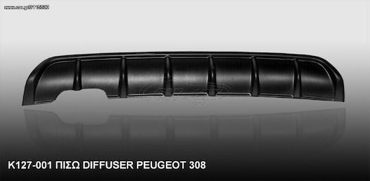 Motordrome Diffusor Auto Rückseite Kompatibel mit Peugeot 308 2008-2013