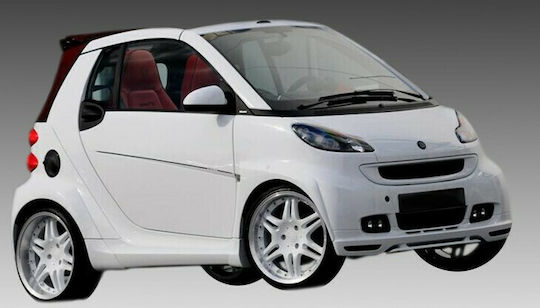 Motordrome Spoiler Αυτοκινήτου Μπροστά Συμβατό με Smart ForTwo 2007-2014