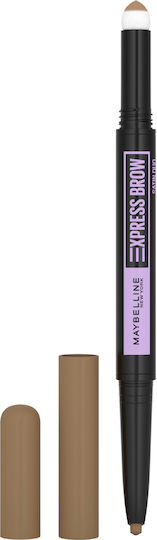 Maybelline Express Brow Satin Duo Молив за Вежди Тъмно Русо