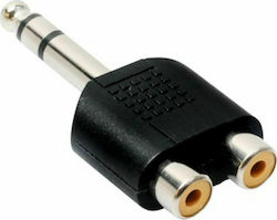 Amarad 6.3mm Male To RCA 2x Female