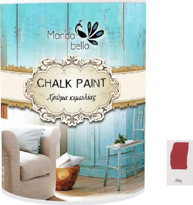 Mondobello Chalk Paint Χρώμα Κιμωλίας Χίος/Κόκκινο 375ml