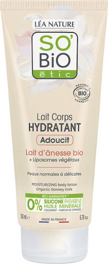 So'Bio Etic Moisturizing Ενυδατική Lotion Σώματος με Γάλα Γαϊδούρας για Όλες τις Επιδερμίδες 200ml