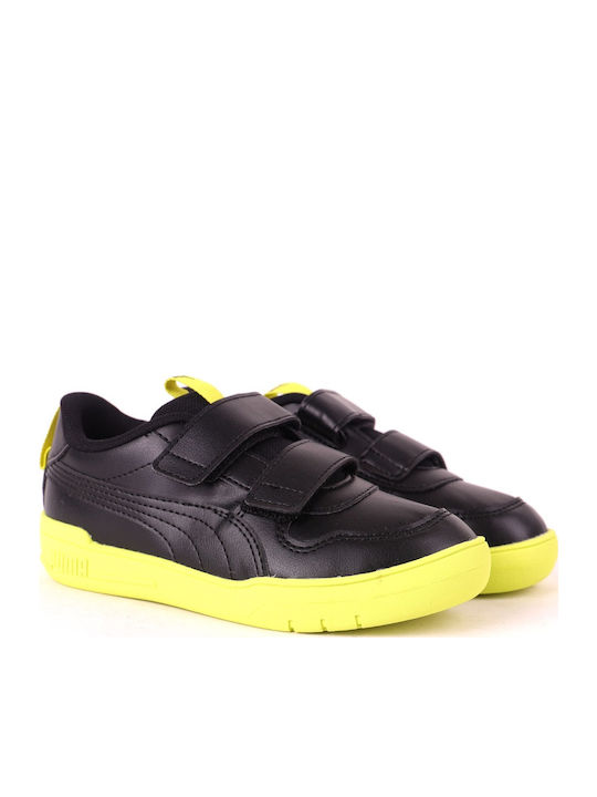 PUMA Multiflex Παιδικά Sneakers με Σκρατς Μαύρα