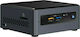Intel NUC Kit NUC7PJYHN Barebone (Pentium Quad Core-J5005) 2.5''HDD/SSD