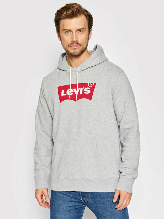 Levi's Graphic Hanorac cu Glugă Gri