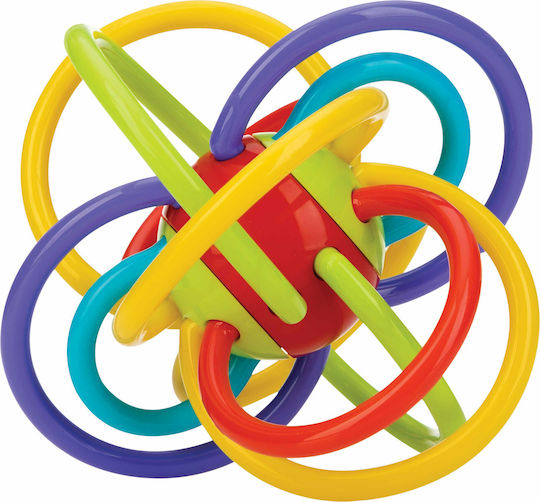 Nuby Lots A Loops Μασητική Κουδουνίστρα Οδοντοφυΐας από Σιλικόνη για 0 m+